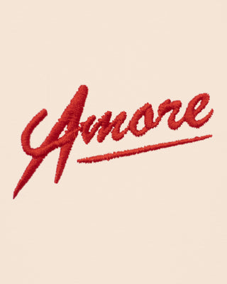 T-shirt Oversize Brodé "Amore"