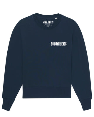 Sweatshirt Oversize Brodé "99 Boyfriends"