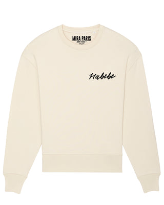 Sweatshirt Oversize Brodé "Habibi"