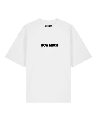 T-shirt Oversize Brodé "How Much"