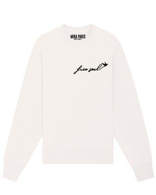 Sweatshirt Classic Brodé "Free Soul"