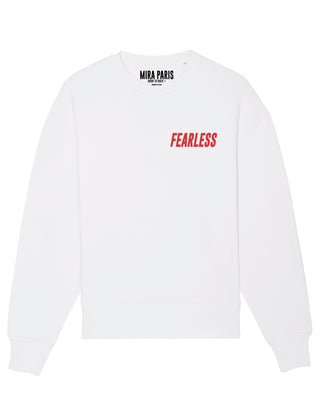 Sweatshirt Oversize Brodé "Fearless"