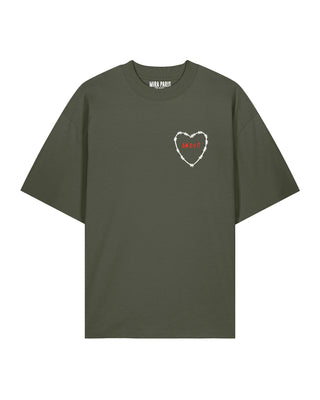 T-shirt Oversize Brodé "Amour"