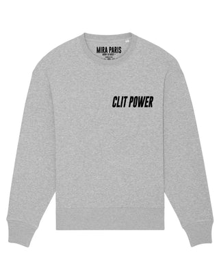 Sweatshirt Oversize Brodé "Clit Power"