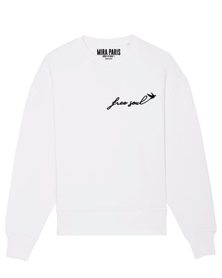 Sweatshirt Classic Brodé "Free Soul"