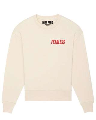 Sweatshirt Oversize Brodé "Fearless"