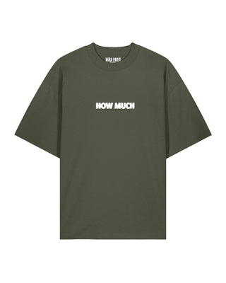 T-shirt Oversize Brodé "How Much"