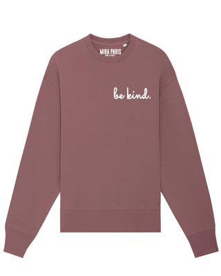 Sweatshirt Oversize Brodé "Be Kind"