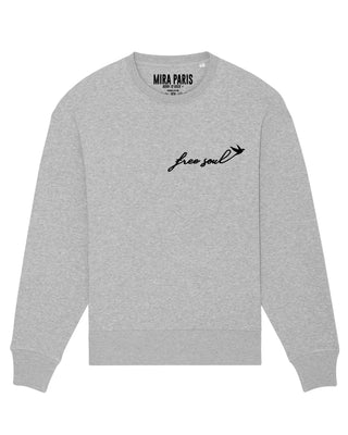 Sweatshirt Classic Brodé "Free Soul"