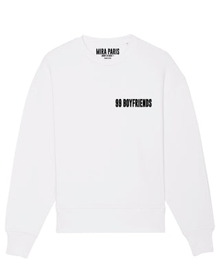 Sweatshirt Oversize Brodé "99 Boyfriends"