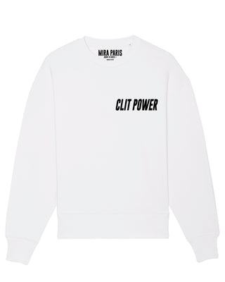 Sweatshirt Oversize Brodé "Clit Power"