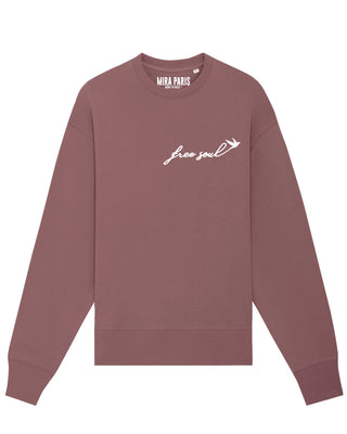 Sweatshirt Classic Brodé "Free Soul"