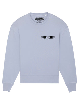 Sweatshirt Oversize Brodé "99 Boyfriends"