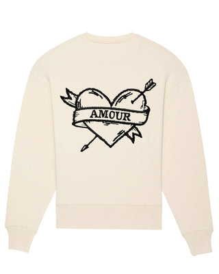 Sweatshirt Classic Brodé "Amour"