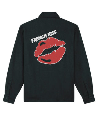 Chemise Oversize Brodée "French Kiss"