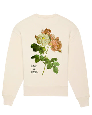 Sweatshirt Oversize "Love & Roses"