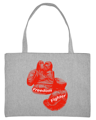 Shopping Bag Brodé "Freedom Fighter"