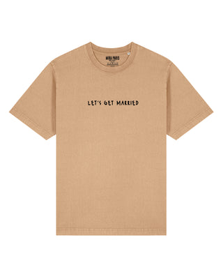 T-shirt Classic Brodé "Let's Get Married"