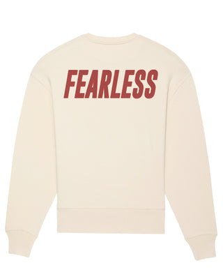 Sweatshirt Oversize Brodé "Fearless"