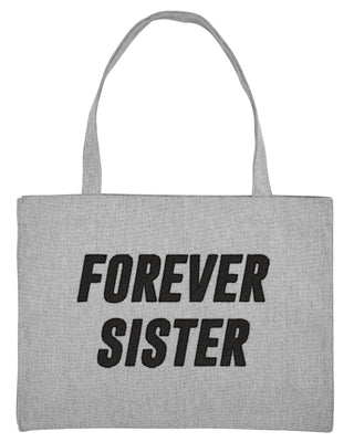 Shopping Bag Brodé "Forever Sister"