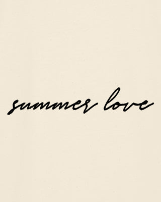 T-shirt Oversize Brodé "Summer Love"