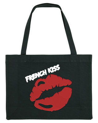 Shopping Bag Brodé "French Kiss"