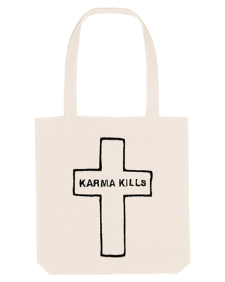 Tote Bag Brodé "Karma Kills"