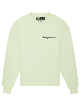 Sweatshirt Classic Brodé "Happiness"