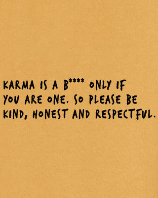 Jogging Brodé "Karma is a B****"