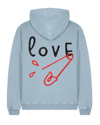 Hoodie Oversize Brodé "Love"