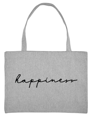 Shopping Bag Brodé "Happiness"