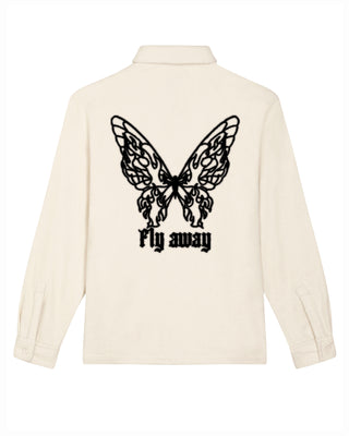 Chemise Oversize Brodée "Fly Away"