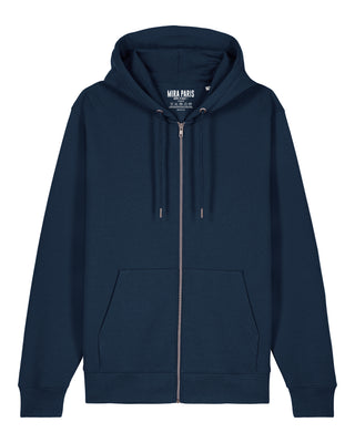 Hoodie à Zip Brodé "Saturn"