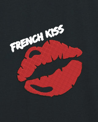 T-shirt Oversize Brodé "French Kiss"