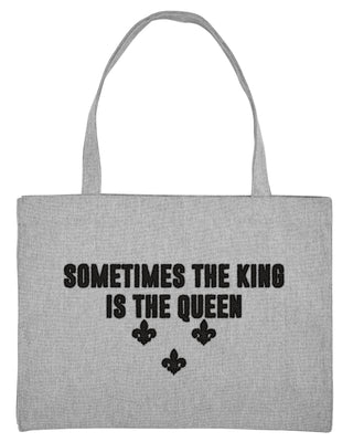 Shopping Bag Brodé "King Queen"