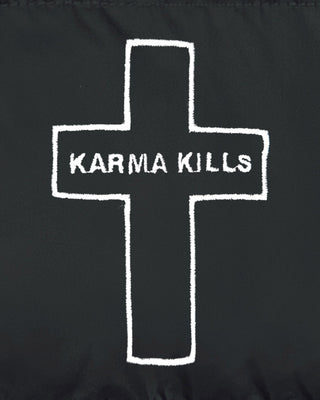 Doudoune Oversize Brodée "Karma Kills"