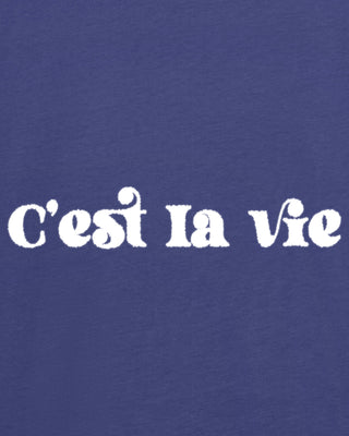 T-shirt Oversize Brodé "C'est La Vie"