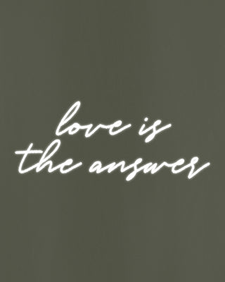 Veste Bomber Brodée "Love Is The Answer"