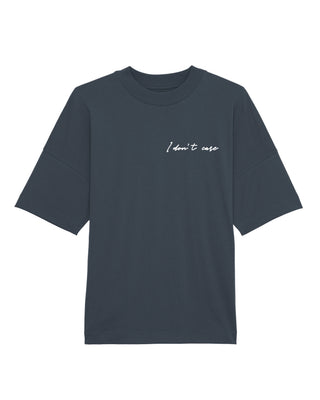 T-shirt Oversize Brodé “I Don't Care"