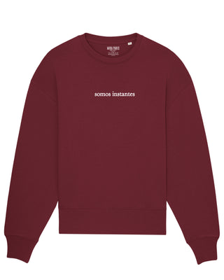 Sweatshirt Classic Brodé "Somos Instantes"