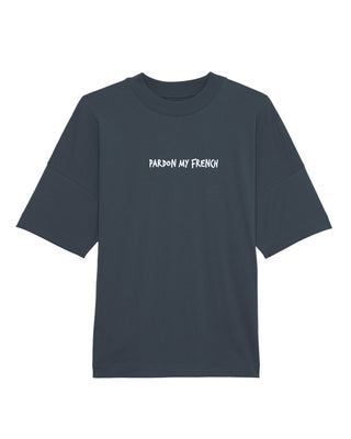 T-shirt Oversize Brodé “Pardon My French"