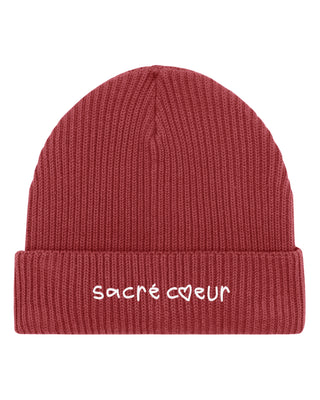 Beanie Fisherman Brodé "Sacré Coeur"