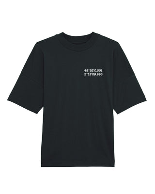 T-shirt Oversize Brodé "Coordinates"