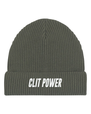 Beanie Fisherman Brodé "Clit Power"