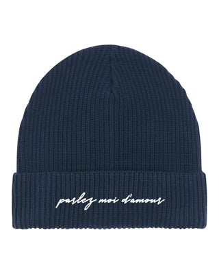 Beanie Fisherman Brodé "Parlez Moi d'Amour"