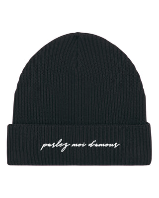 Beanie Fisherman Brodé "Parlez Moi d'Amour"