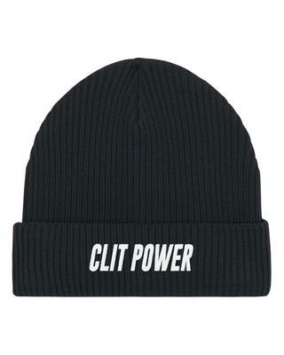 Beanie Fisherman Brodé "Clit Power"