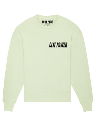 Sweatshirt Oversize Brodé "Clit Power"