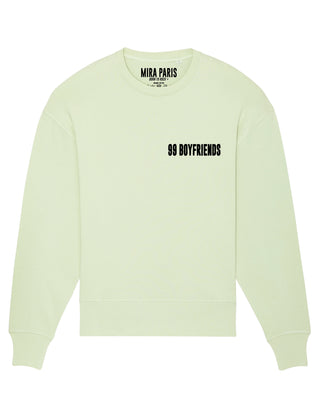 Sweatshirt Oversize Brodé "99 Boyfriends"