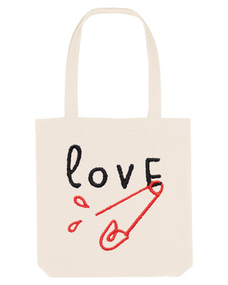 Tote Bag Brodé "Love"